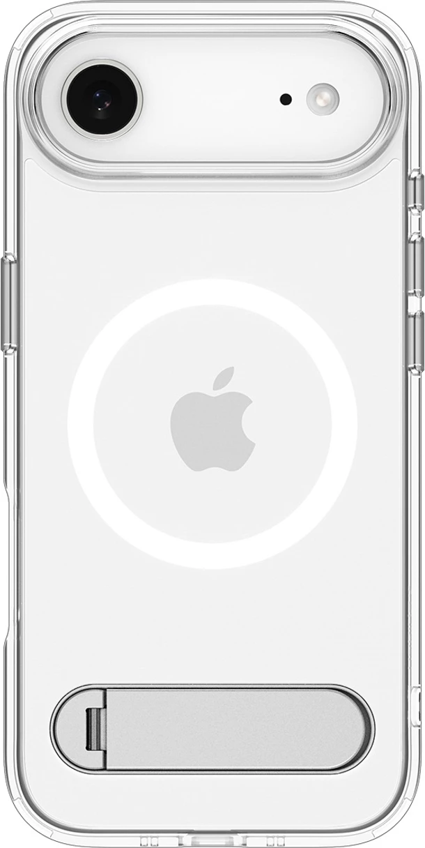 Zaščitni ovitek Spigen Ultra Hybrid "S" MagSafe za iPhone 17 Air, bel/prosojen