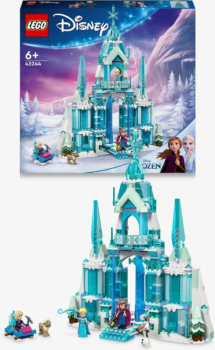 Gradbeni komplet, Elsin zimski grad (Frozen) Disney Princess 43244, večbarven