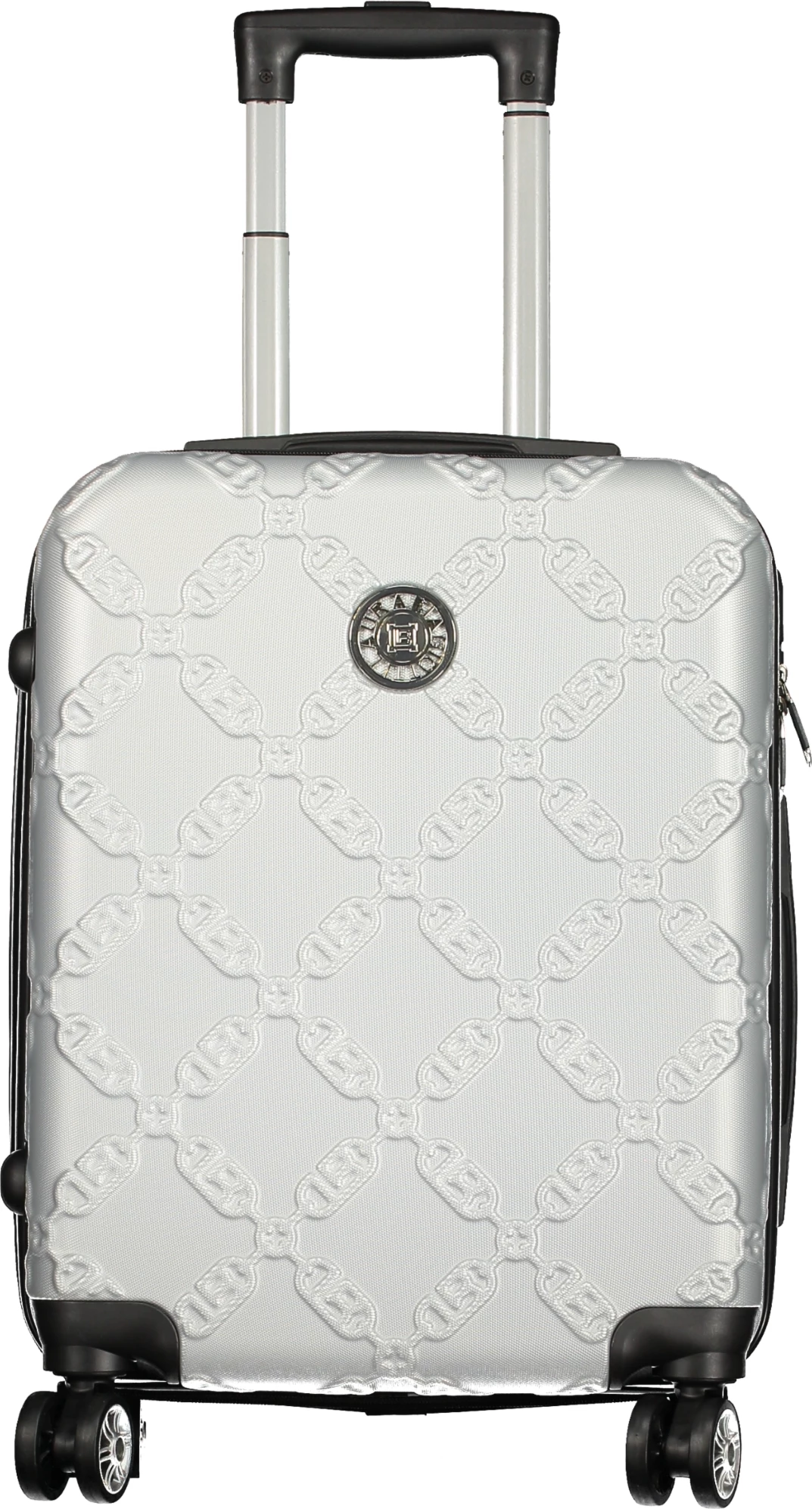 Set potovalnih kovčkov LAURA BIAGIOTTI Large Trolley, ženske, srebrne