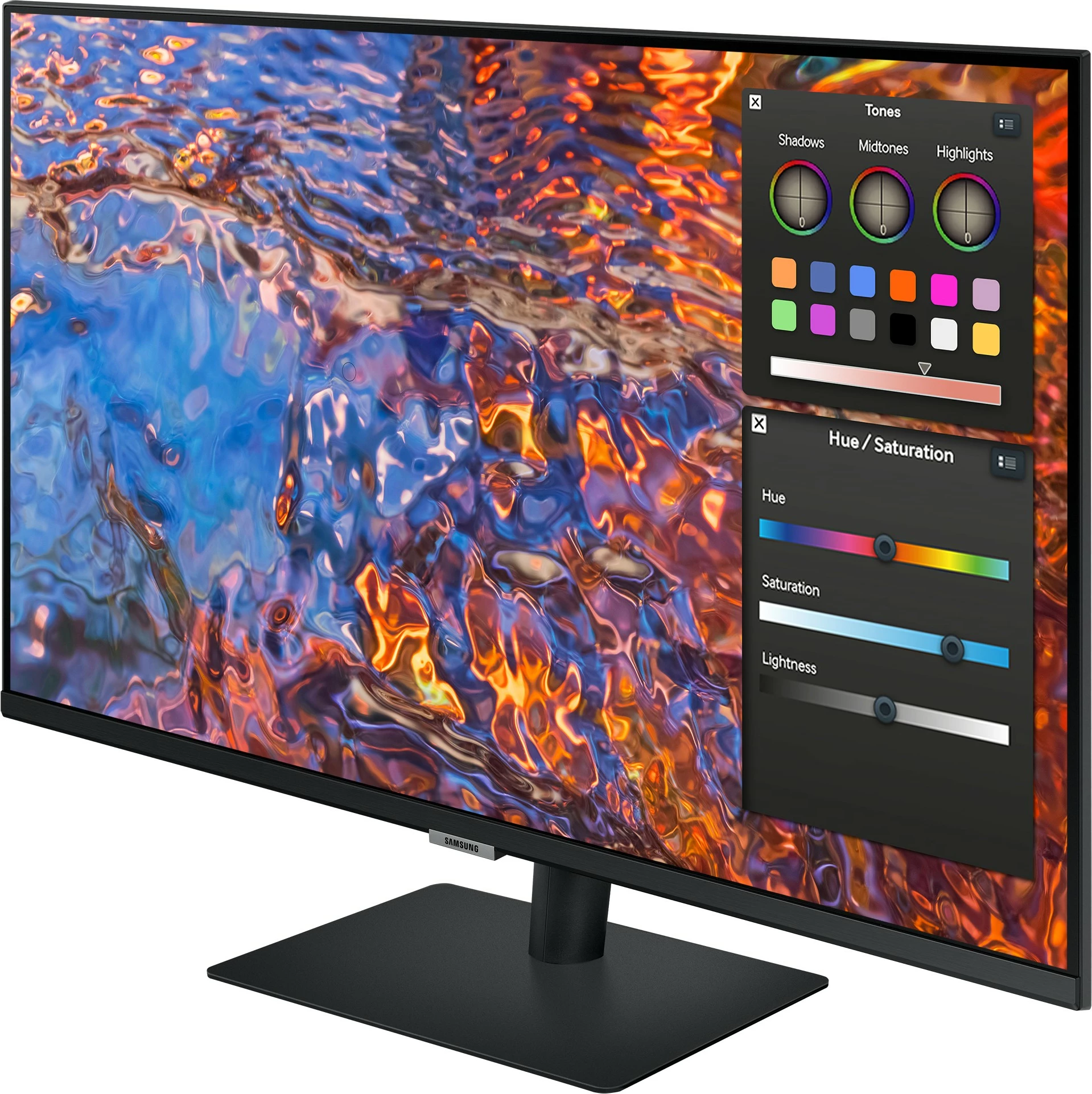 32" 4K Ultra HD LED monitor, Samsung S80PB, črn