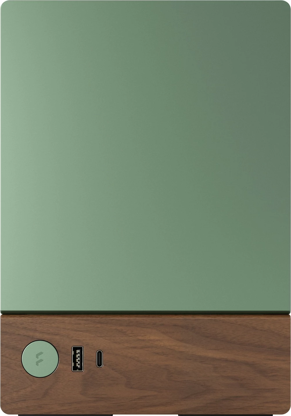 Računalniško ohišje Terra Mini-ITX, alumin, oreh, zelen, Fractal Design