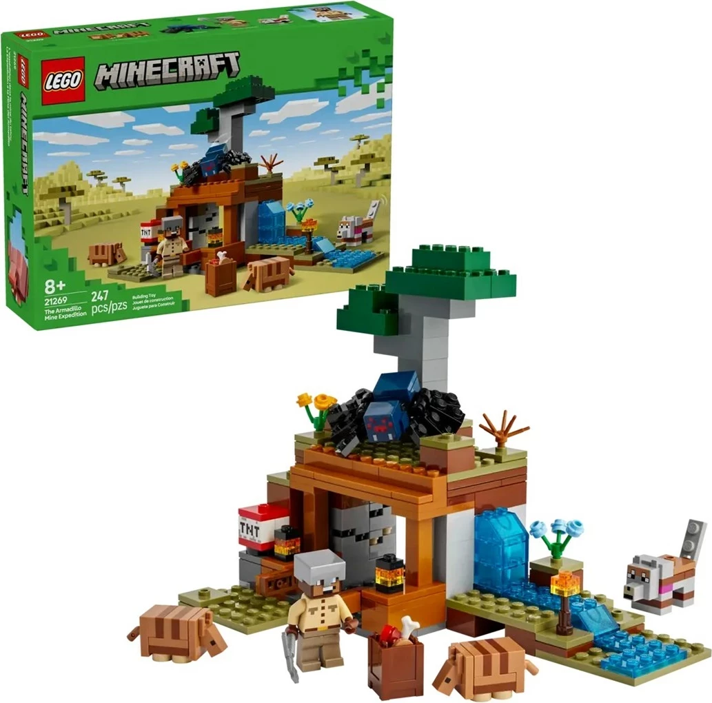Set Minecraft The Armadillo Mine Expedition, Lego 21269