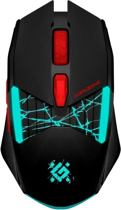 Optični miš Defender GM-126 TISA RF+BT, 1600 dpi, črn