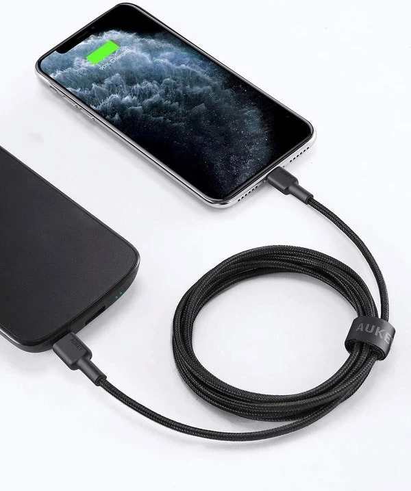 USB kabel AUKEY CB-CL03, 2 m, črn