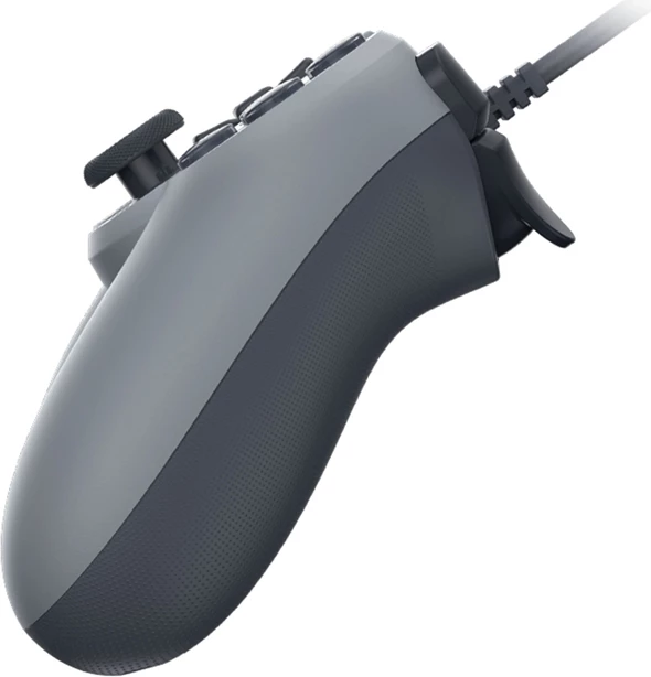 Žični gamepad, GameSir T3 GY Tegenaria Lite, 1000 Hz, Hall effect analogne paličice, dva vibracijska motorja, programabilni gumbi, siv