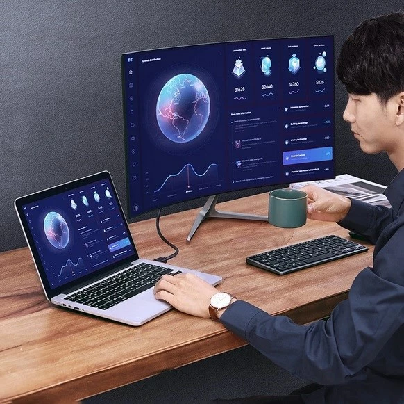 Kab​​el HDMI–DVI 24+1 Ugreen HD106, 1,5 m, črn