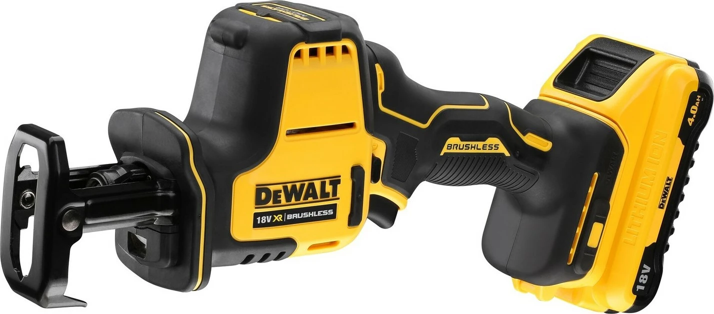 Recipročna žaga, brezkrtačna DeWALT DCS369NT-XJ, 18 V, 2800 ud/min, črn/rumen