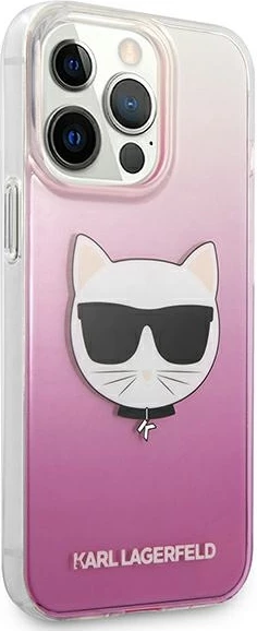 Hardcase za iPhone 13 Pro Max, Karl Lagerfeld KLHCP13XCTRP, rožnata