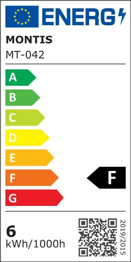 LED namizna svetilka Montis MT042-BK, 5,7 W, črna