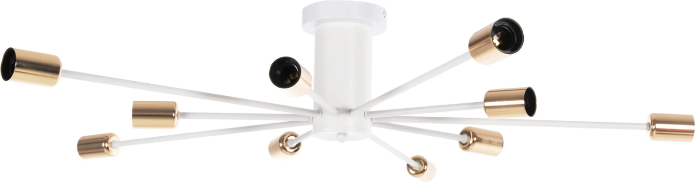 Stropna viseča svetilka z več lučmi FH4122 bela kovina 18.5H cm