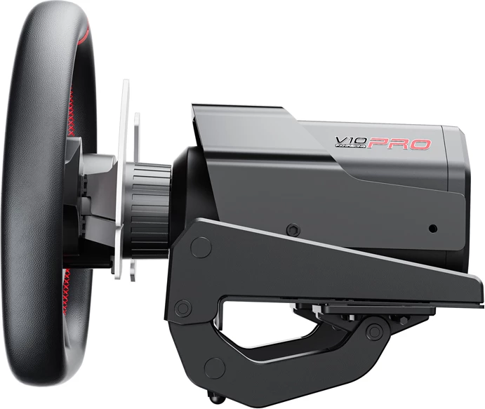 Volan in pedalni set PXN V10 Pro, 3.2 Nm direct-drive, D-volan 270 mm, 17 programabilnih gumbov, USB, za PC/PS4/Xbox, z montažnimi sponkami