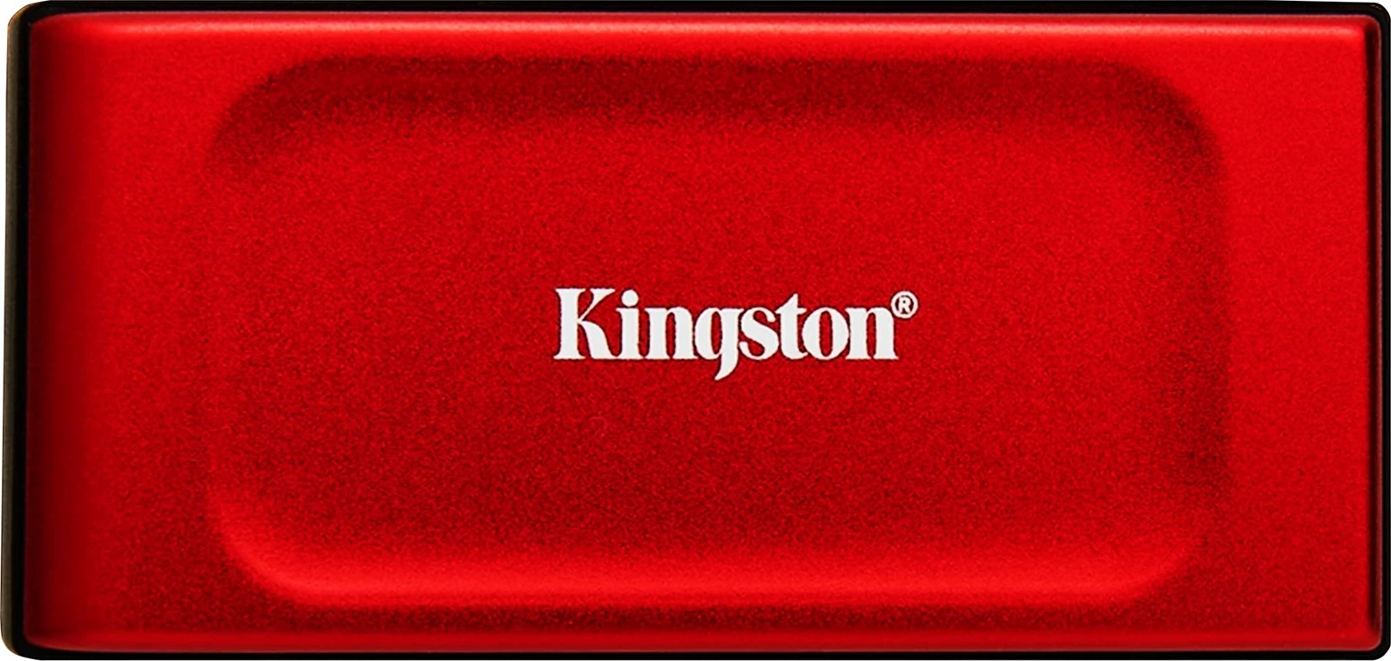 Zunanji SSD disk 2TB XS1000, USB 3.2 Gen 2, Kingston, rdeč