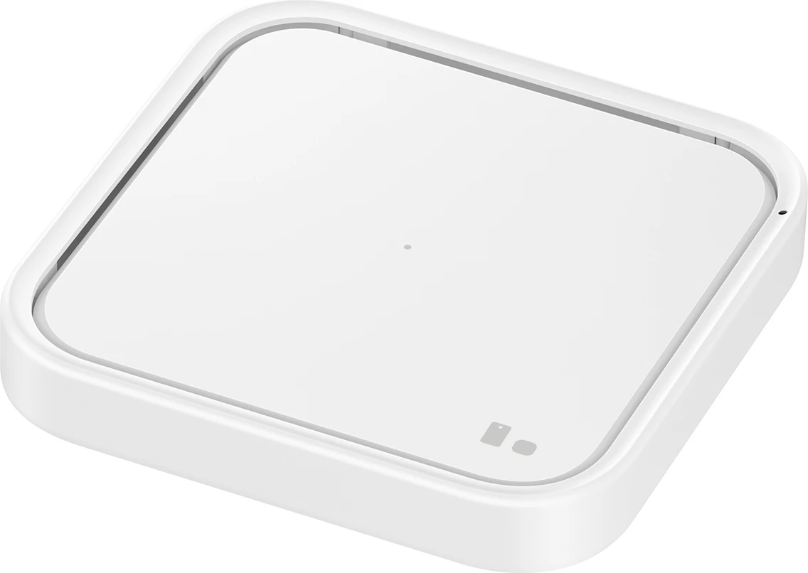 Brezžični polnilec, 15W, LED, USB-C, bel — Samsung EP-P2400TWEGEU, z napajalnikom