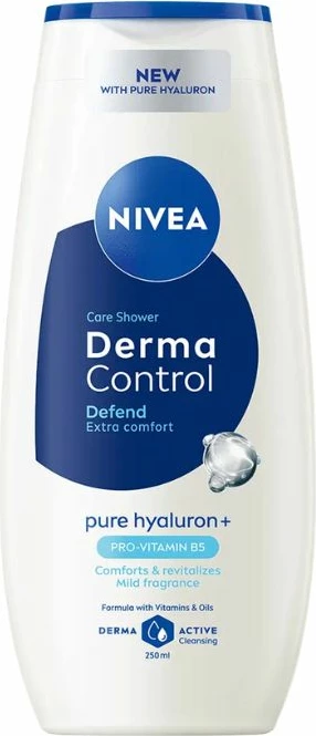 Gel za prhanje za ženske NIVEA Derma Control Defend 250 ml