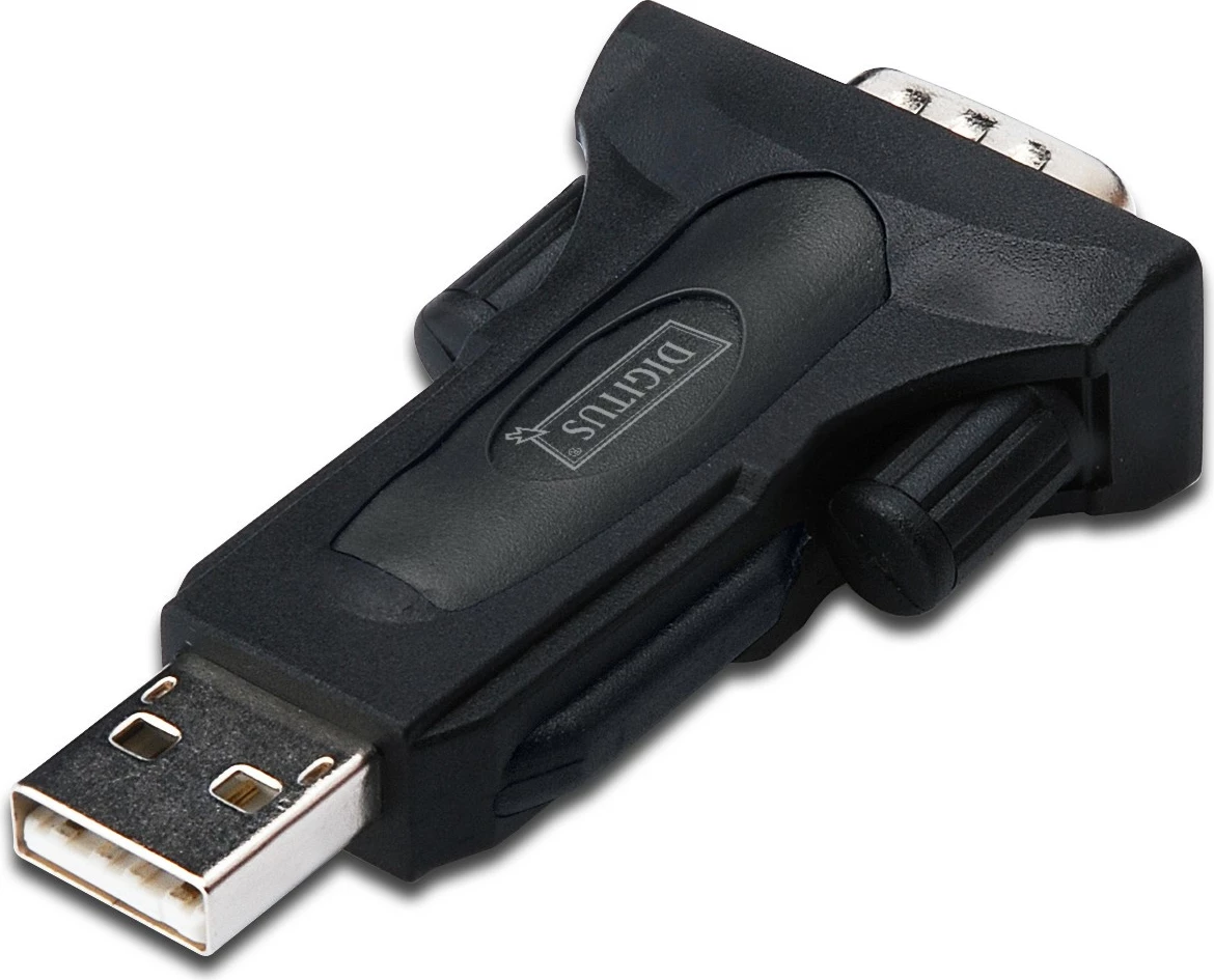 Adapter USB na serijski RS-485, Digitus, USB 2.0, 0,8 m, črn