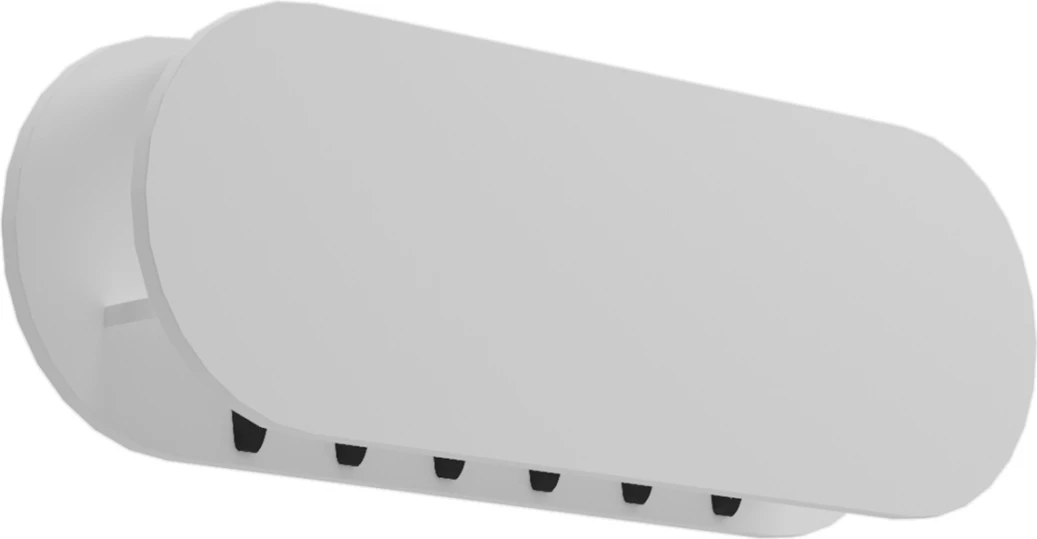 Vhodni obešalnik s polico omare, komplet FH18078.02 melamin v beli barvi 84x12x28.6Hcm