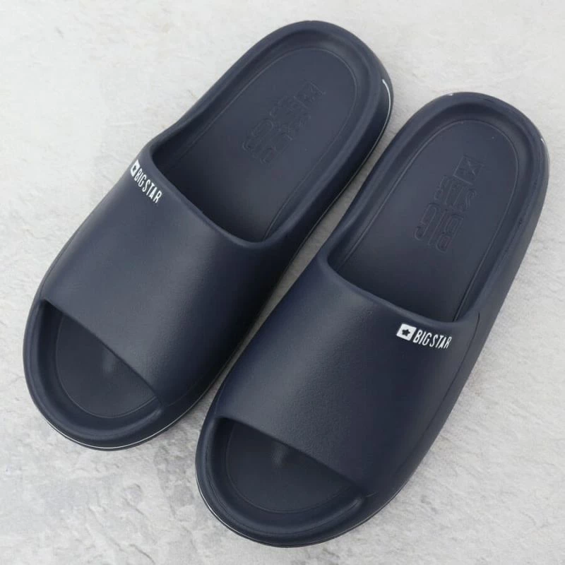 Papuče Big Star, navy blue - za ženske