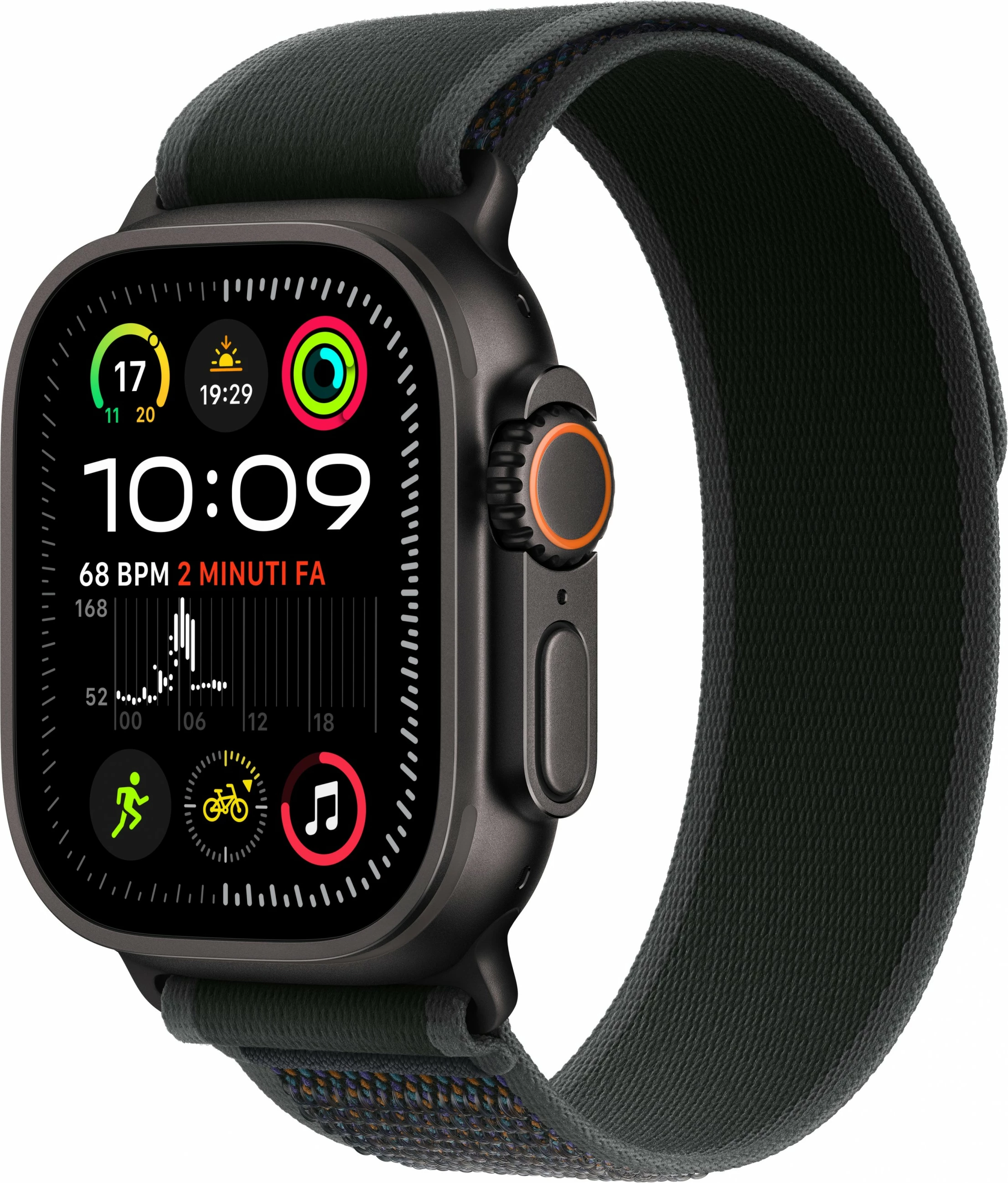 Pametna ura Apple Watch Ultra 2 GPS + Cellular 49 mm, 64 GB, OLED zaslon, črna
