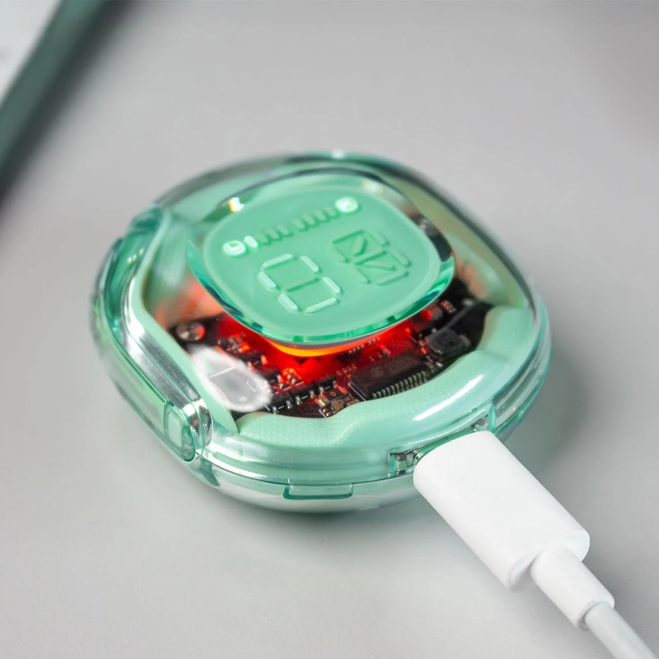 Brezžične slušalke Acefast T8 TWS, Bluetooth 5.3, s polnilnim etuijem, vijolične