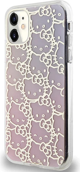 Ovitek za pametni telefon IML z rožnatim gradient motivom Hello Kitty za iPhone 11/XR