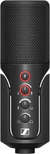 Kondenzatorski mikrofon, kardioid, USB Type-C, Sennheiser Profile, črn