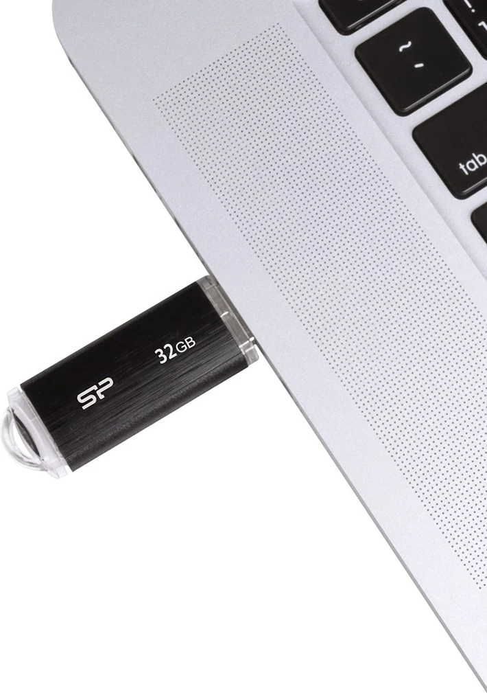USB Silicon Power, 32 GB USB Type-A 2.0, črn