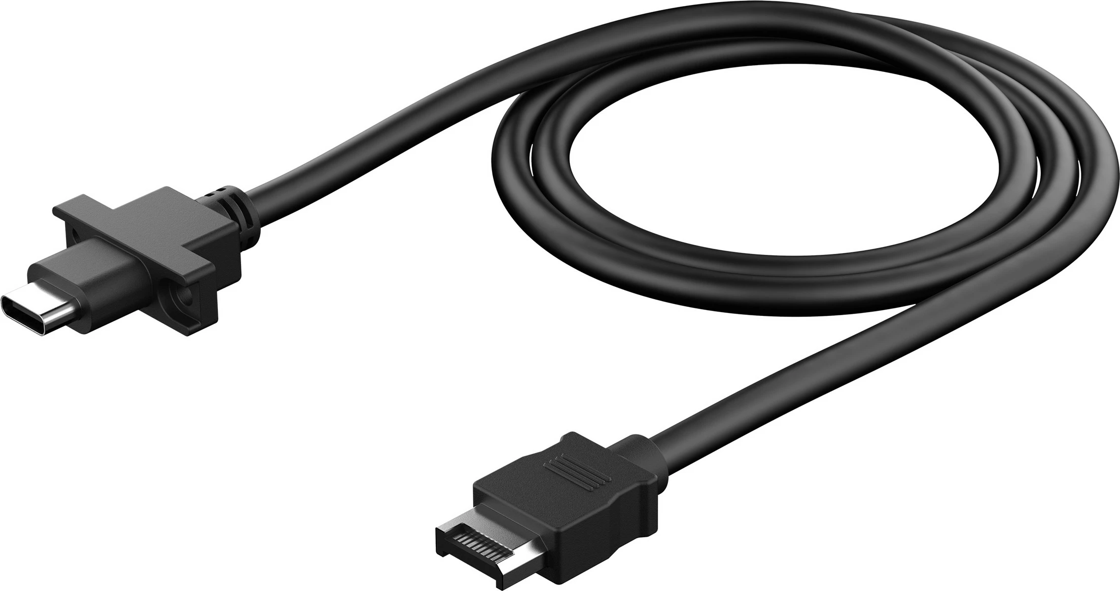 USB-C kabel Fractal Design FD-A-USBC-001, 0,67 m, 10 Gbps, črn