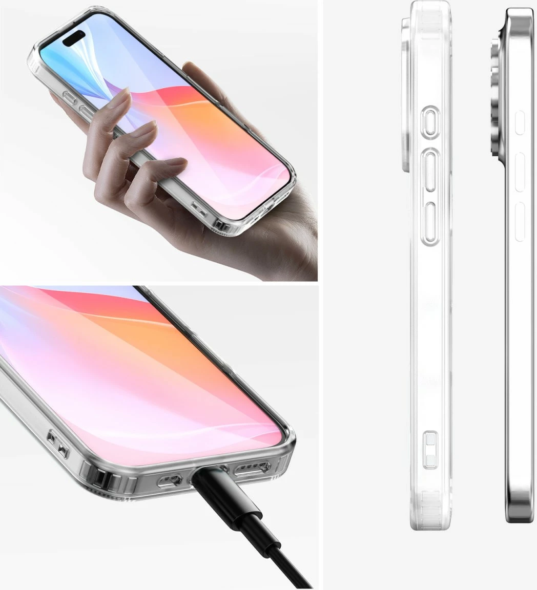 Prozoren ovitek iz kaljenega stekla, združljiv z MagSafe za iPhone 16 Pro — 4smarts