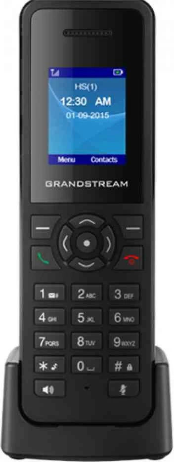 Brezžični DECT telefon Grandstream DP720, z zvočnikom, črno