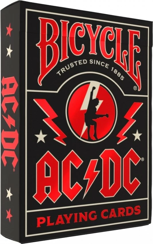 Karte za igro, Bicycle AC/DC, 52 kosov, angleške