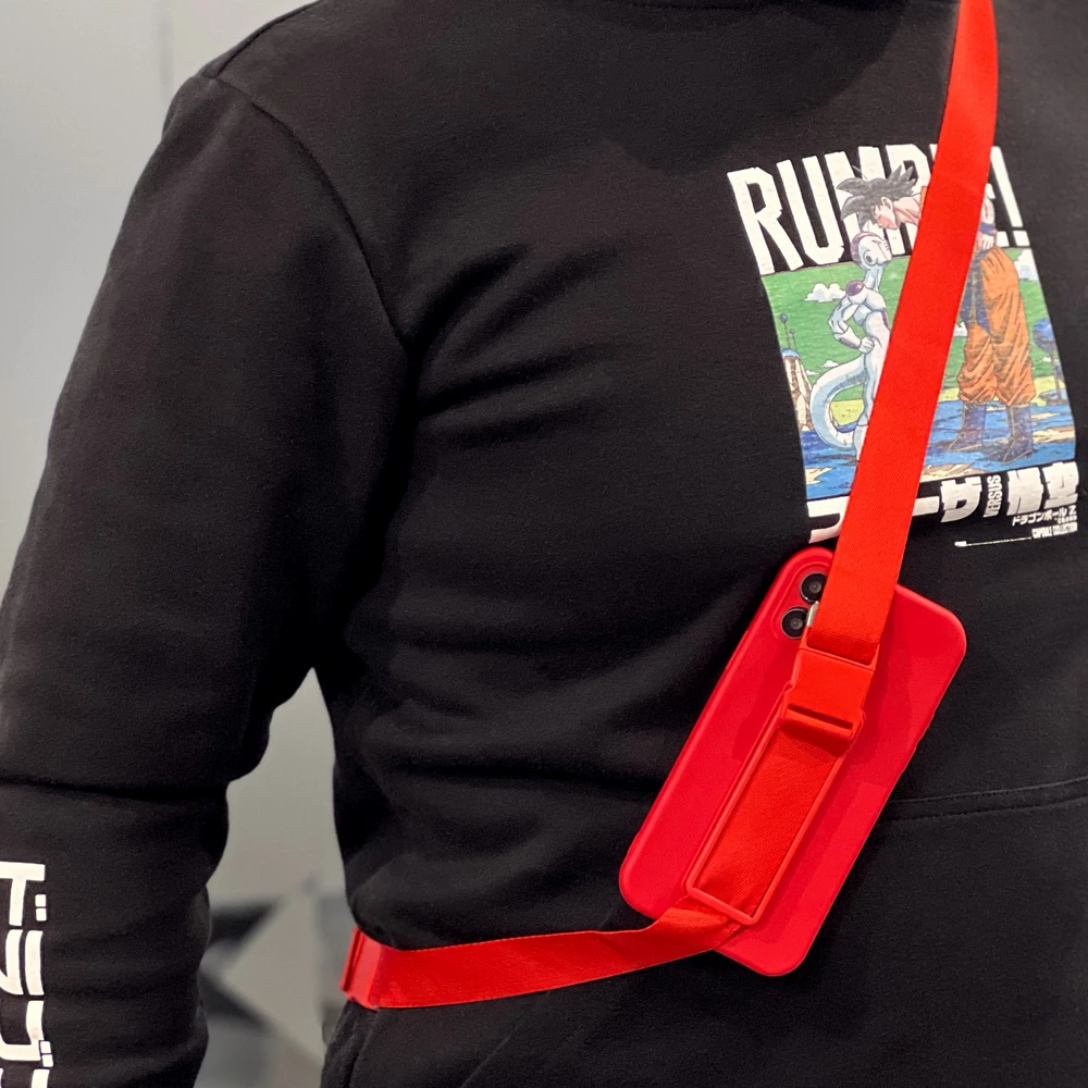 Ovitek s vrvico Hurtel za Xiaomi Redmi Note 10 5G / Poco M3 Pro, modra