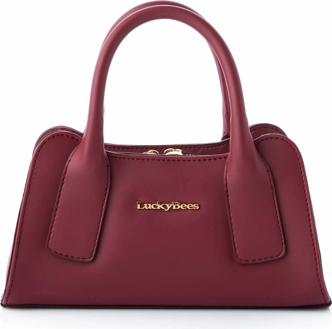 Ročna torbica burgundy, Lana Lucky Bees