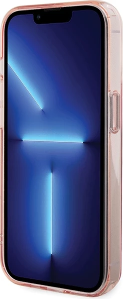 Ovitek za telefon za iPhone 15 Pro Max 6,7", z nosilcem-obročem, MagSafe, rožnat — Karl Lagerfeld KLHMP15XHMRSKCP