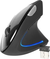 Vertikalni brezžični miš Tracer, črn