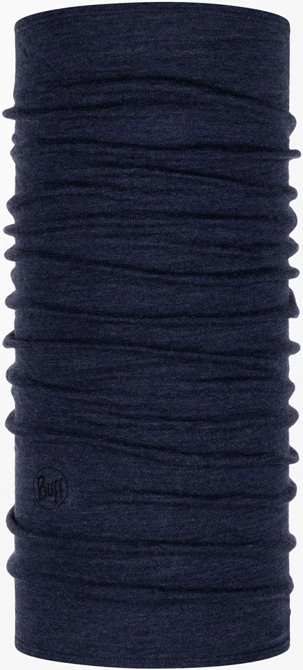Večnamenski šal Buff Merino Midweight, temno moder