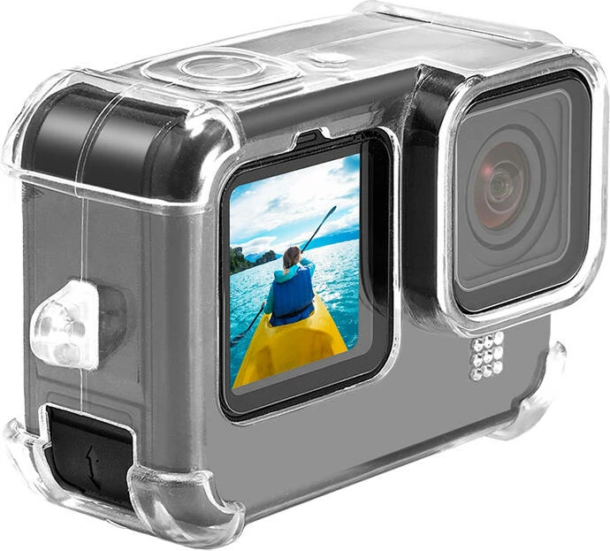 Zaščitni ovitek Puluz PU932T za GoPro Hero 9/10/11 z zaščito leče in vrvico za okoli vratu, prozoren