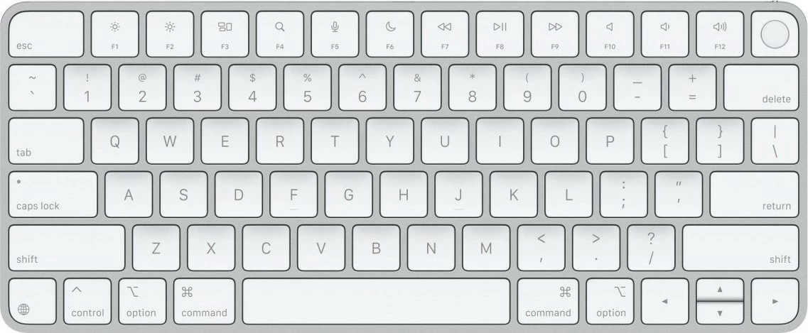 Brezžična tipkovnica s Touch ID, Apple Magic Keyboard, USB-C, bela