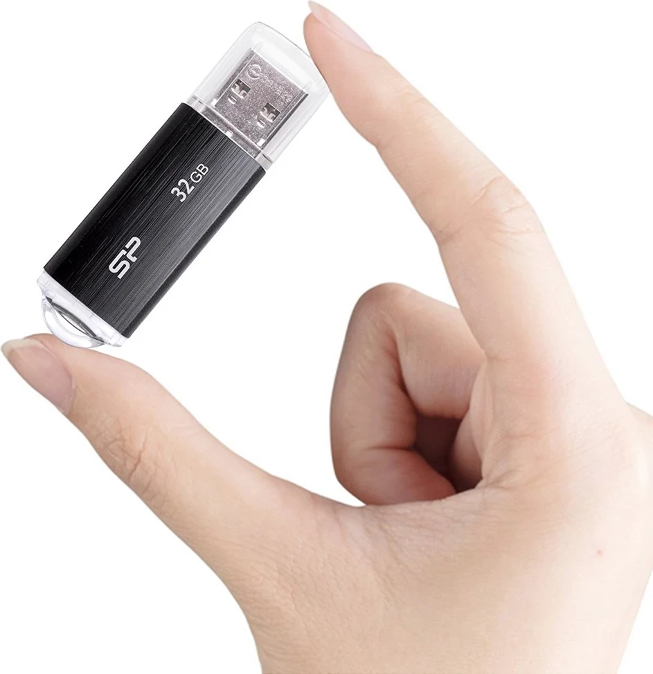 USB Silicon Power, 32 GB USB Type-A 2.0, črn