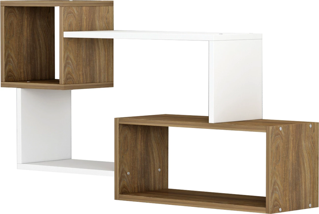 Stenske police TANNER FH8948.11 melamin v naravno-beli 90,5x20x51Hcm