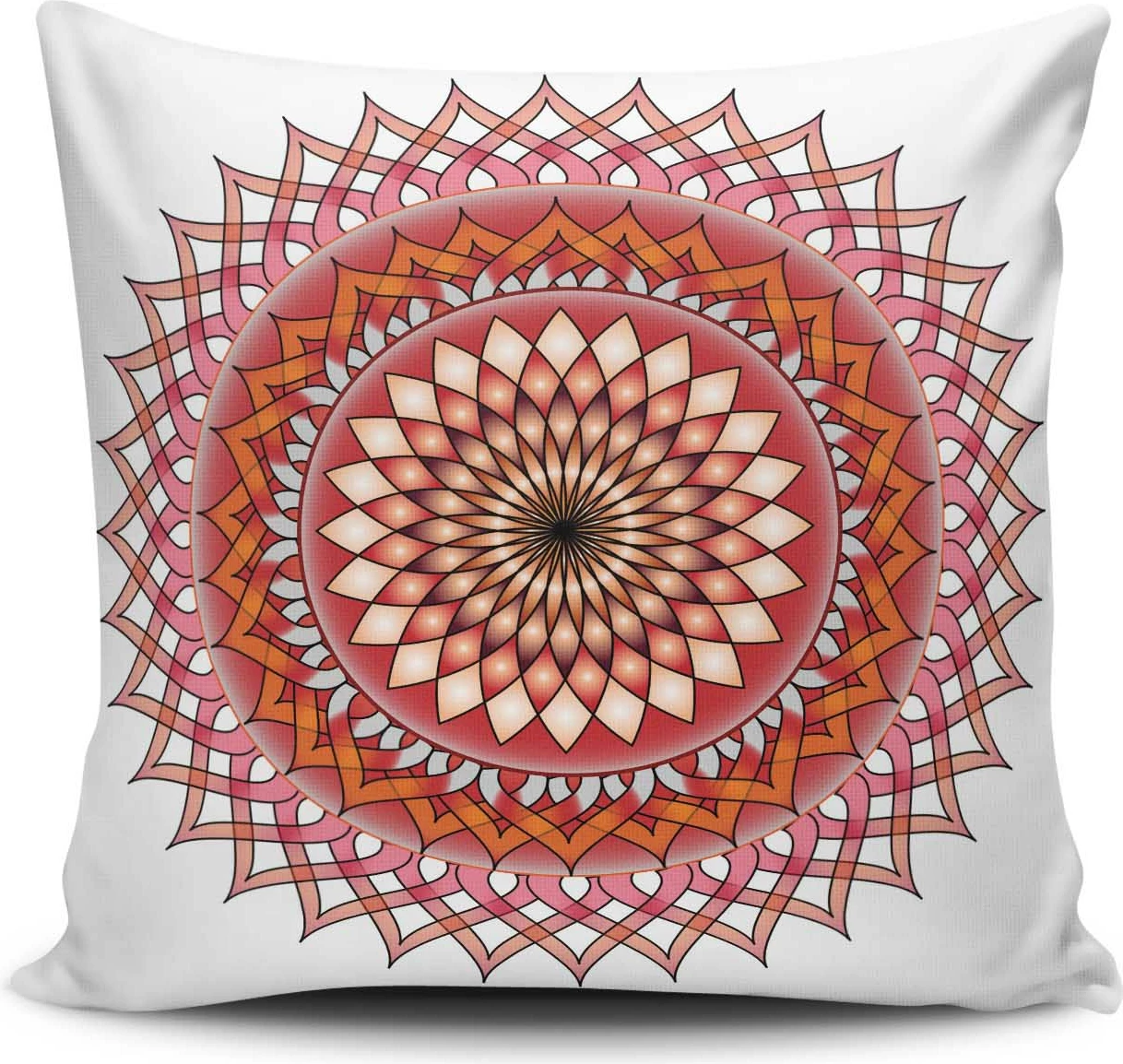 Dekorativni vzglavnik MANDALA-27, večbarven, 43 x 43 cm, Aberto Design