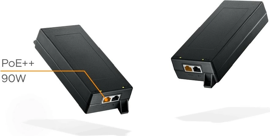 PoE++ injektor Zyxel POE12-90W-EU0101F, 2x10 Gbit/s, črn