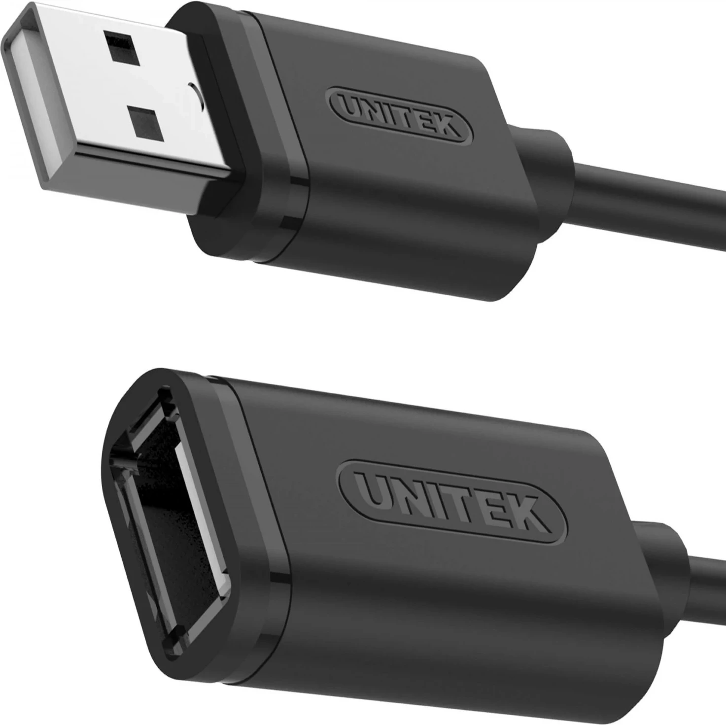 Podaljšek USB Unitek, črn