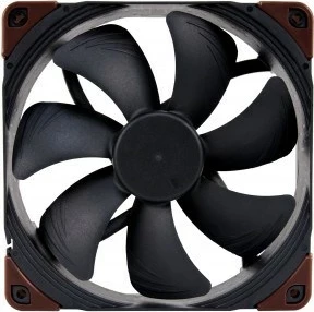 Ventilator za računalniško ohišje Noctua NF-A14-Industrial PPC-2000 PWM, 14 cm, črn, rjav