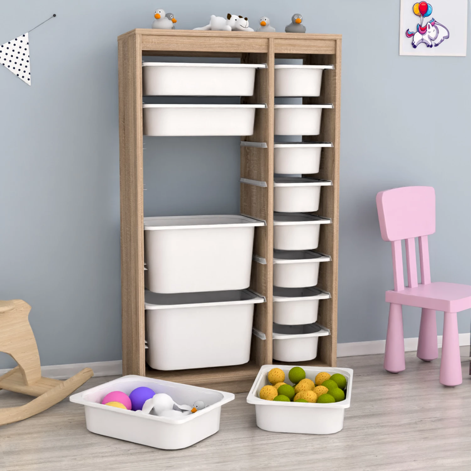 Komoda SANI FH18202.03 melamin v sonama-14 beli P.E. predali 69x29,6x112,2H cm