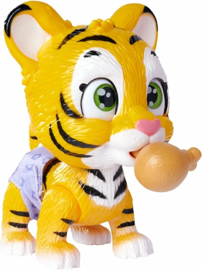 Interaktivna figurica tigra, 15 cm, 3 presenečenja, Simba Pamper Petz Tiger Cub