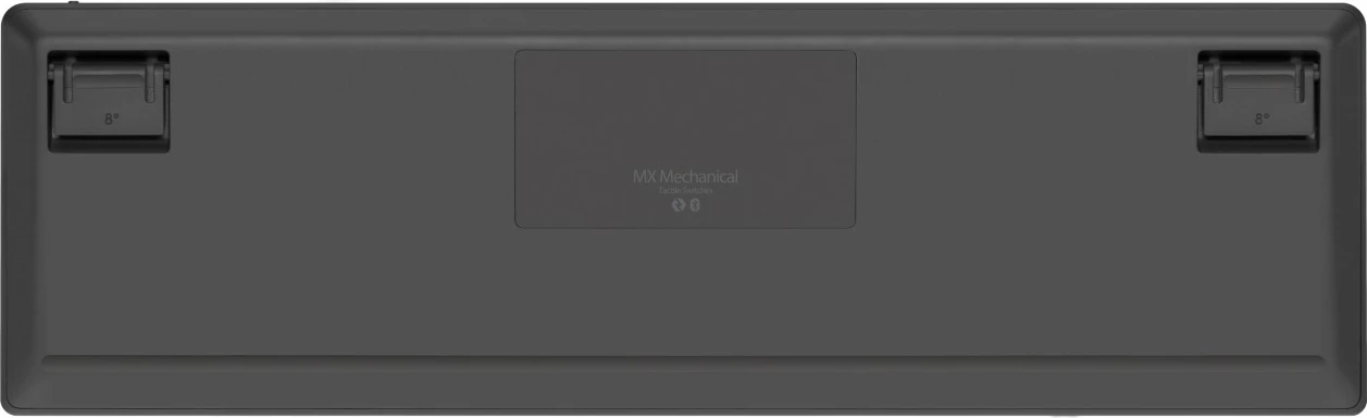 Mekanična tipkovnica MX Mechanical, brezžična, Bluetooth, LED, polna velikost, grafit - Logitech