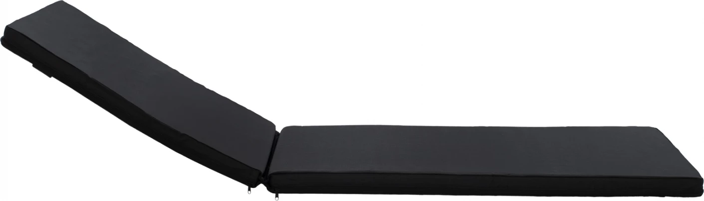 Blazina za ležalnik Textline Sifnos črna FH11234.05T 196(117+1+78)x58x6cm