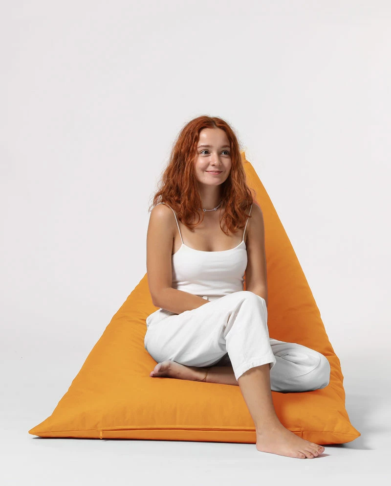 Puf za vrt, oranžen, Pyramid Big Bed, Atelier del Sofa