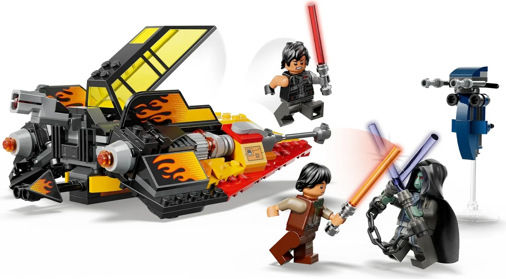 Snowspeeder iz kompleta LEGO Star Wars The Force Burner 75414, 349 kosov, 3 minifigure