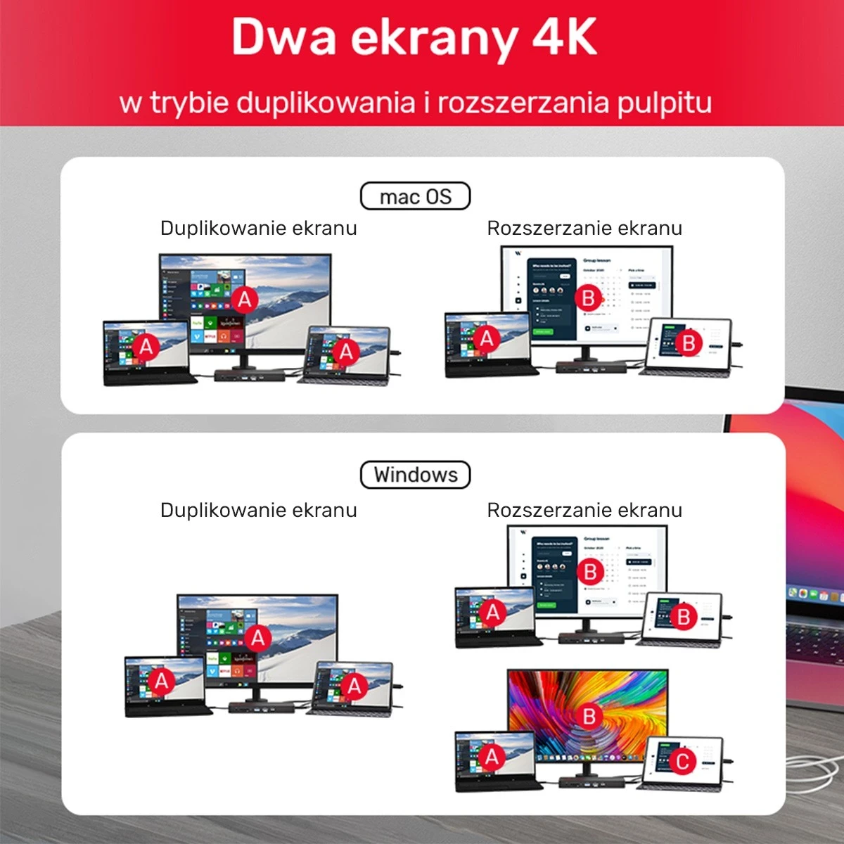 Multifunkcijski dok Unitek 12 v 1, HDMI 8K, USB 4, 100 W, črn